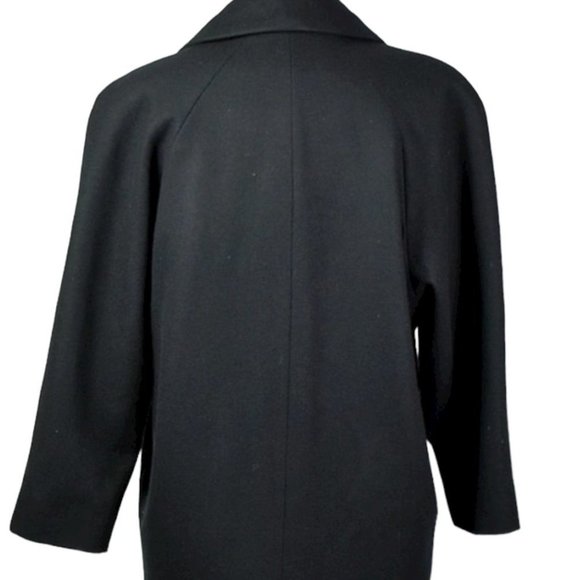 Stephanie Mathew’s Long Black Wool Coat - Picture 8 of 12